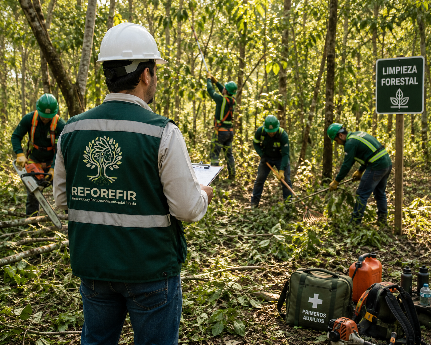 Limpieza forestal